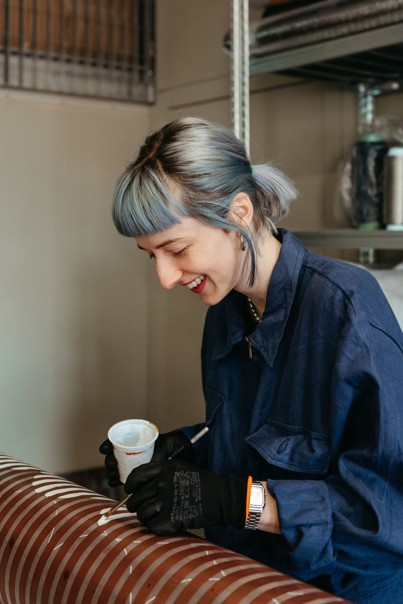 Emma Šádová × Textile Mountain – work on the textile project